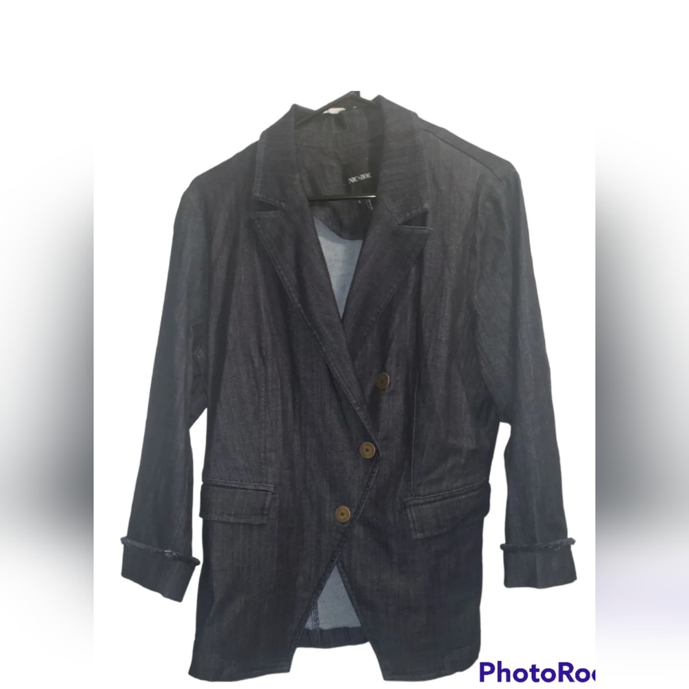 💥SOLD💥Black Denim Blazer